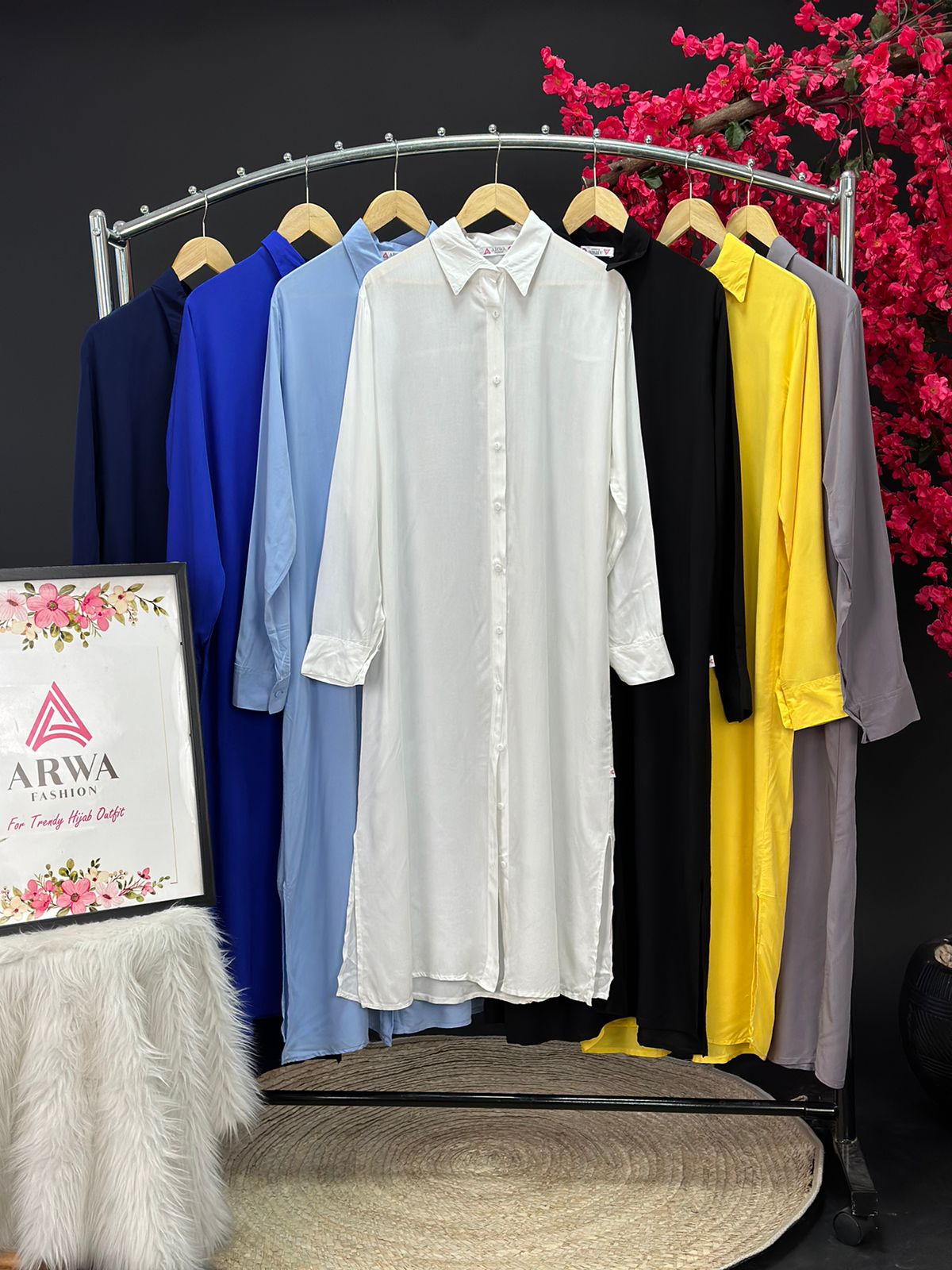 Plain long shirt