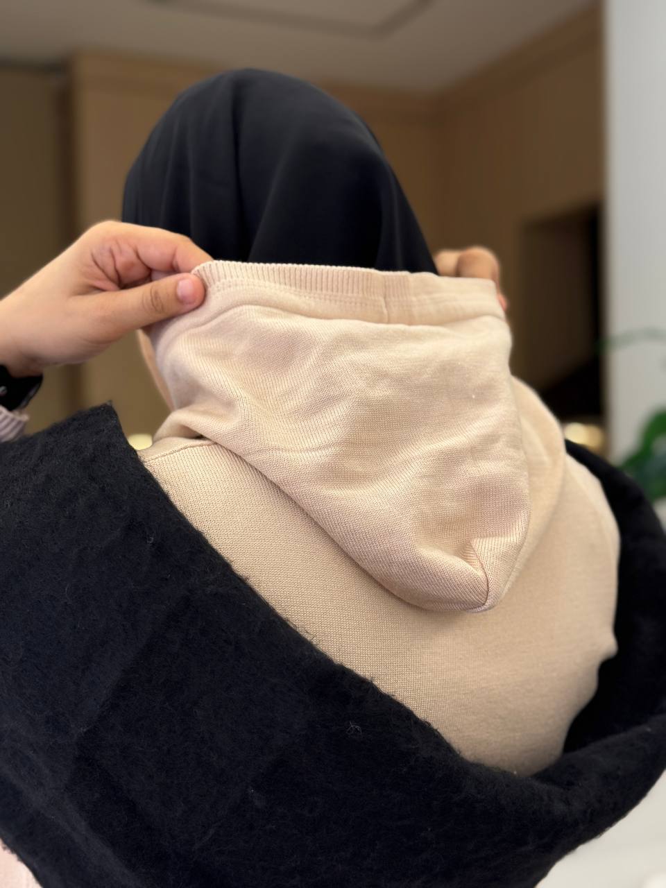 Basic Dress with hoodie