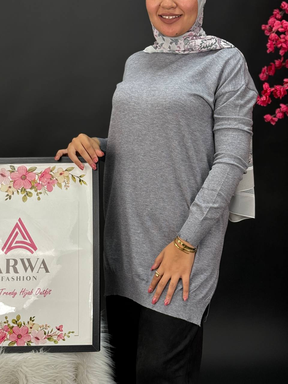 Long Plain Basic Over Size