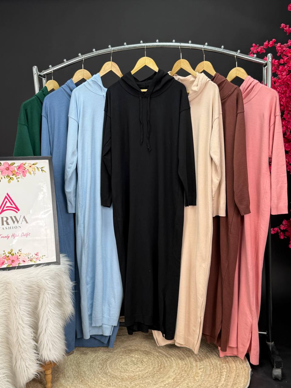 Basic Dress with hoodie