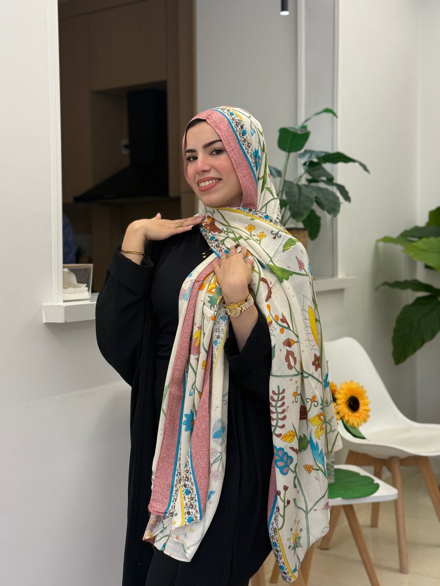 printed Cotton Scarf