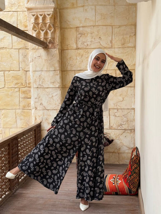 Indian printed jumpsuit
