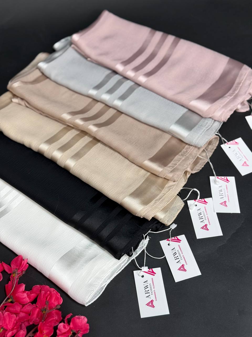 Shash with Satin Scarf