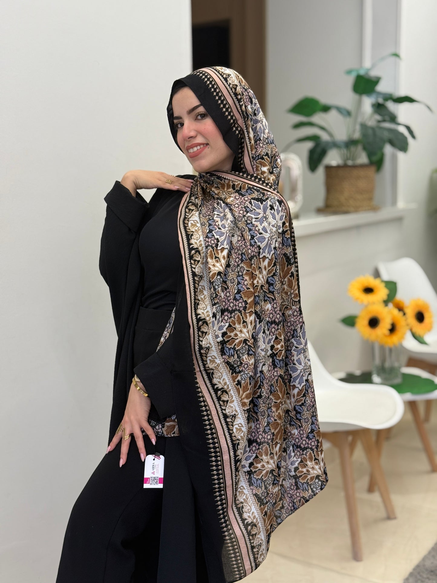 printed Cotton Scarf
