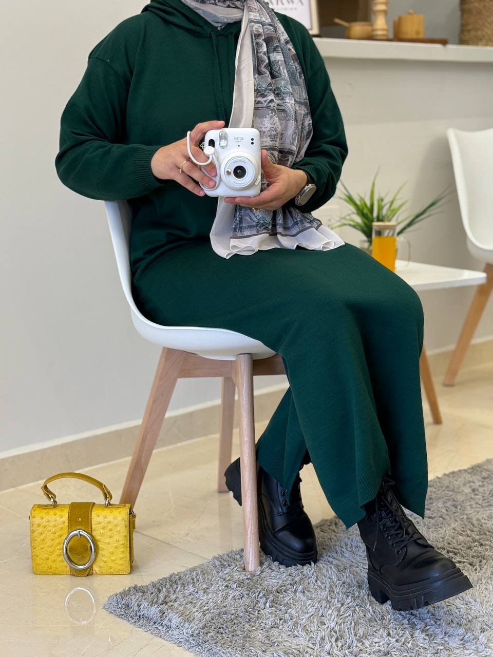 Basic Dress with hoodie