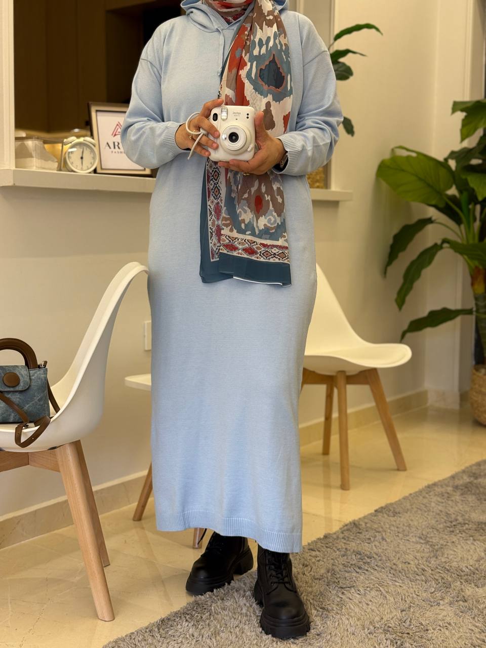 Basic Dress with hoodie