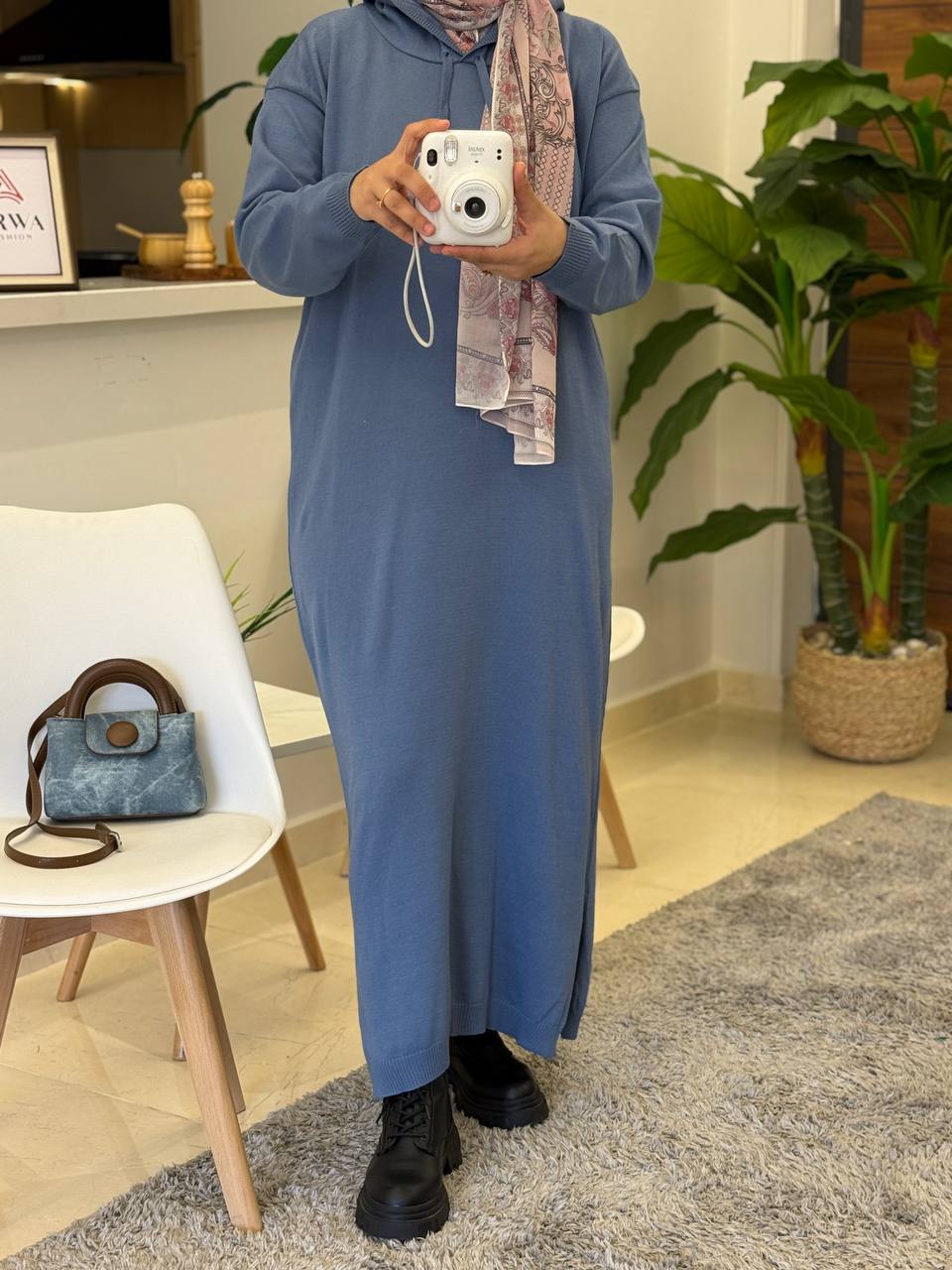 Basic Dress with hoodie