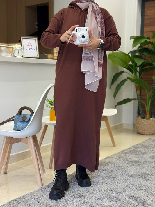 Basic Dress with hoodie