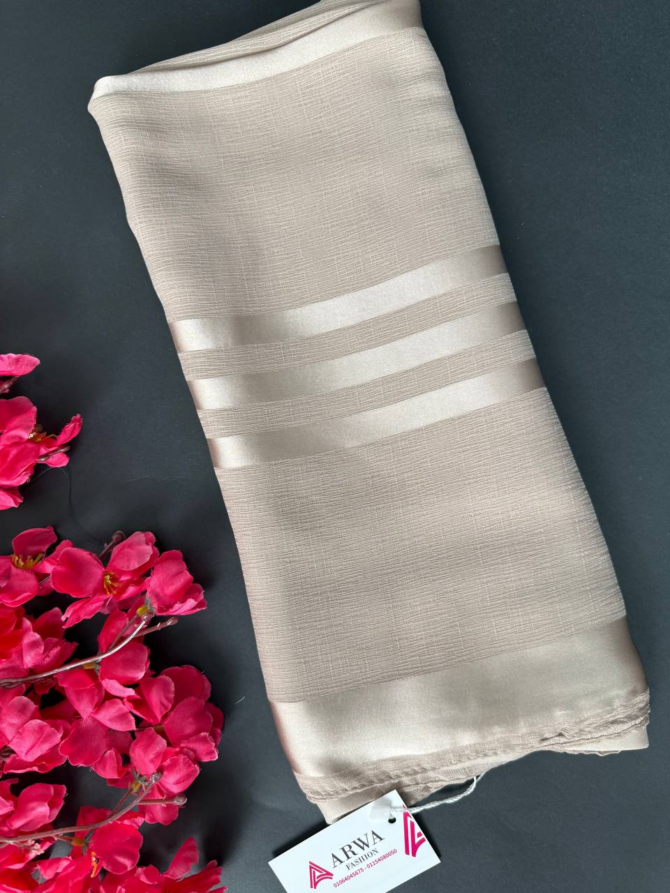 Shash with Satin Scarf