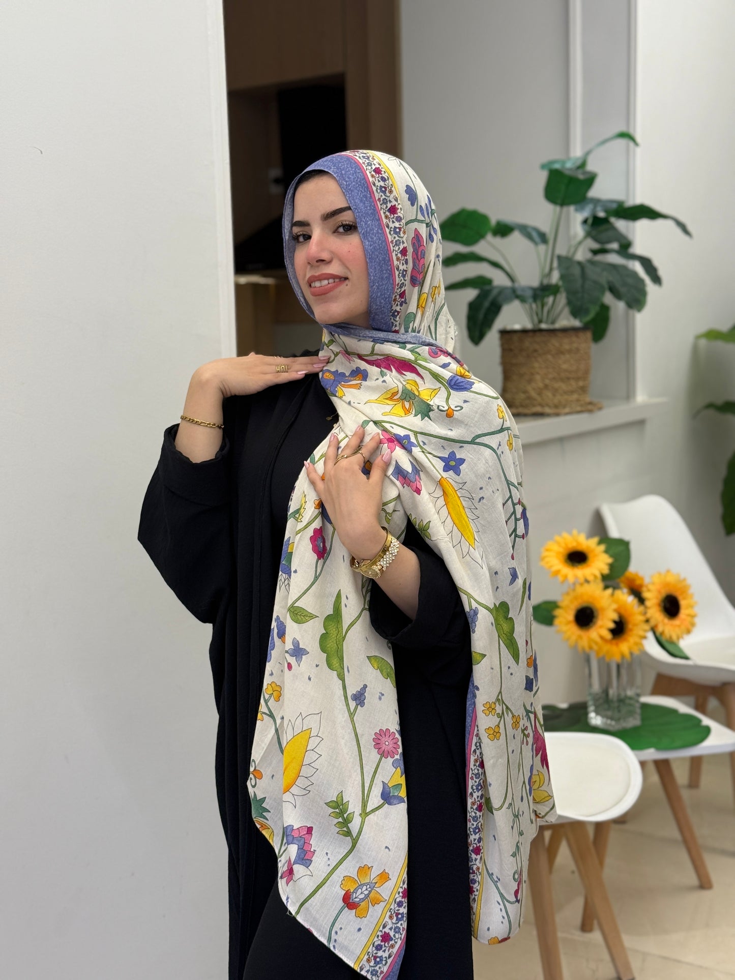 printed Cotton Scarf