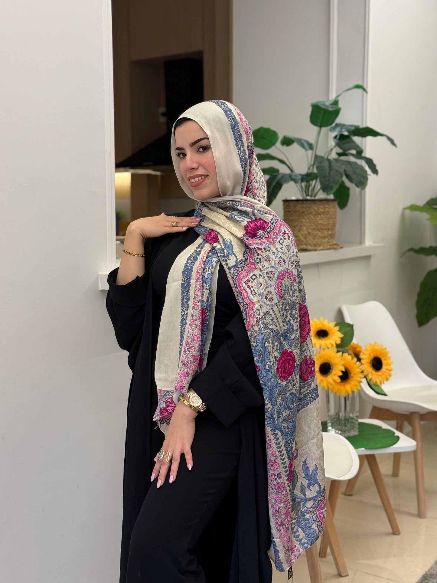 printed Cotton Scarf