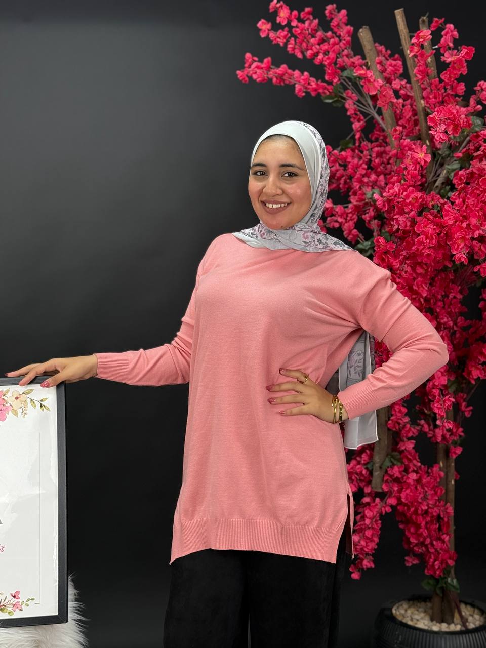 Long Plain Basic Over Size