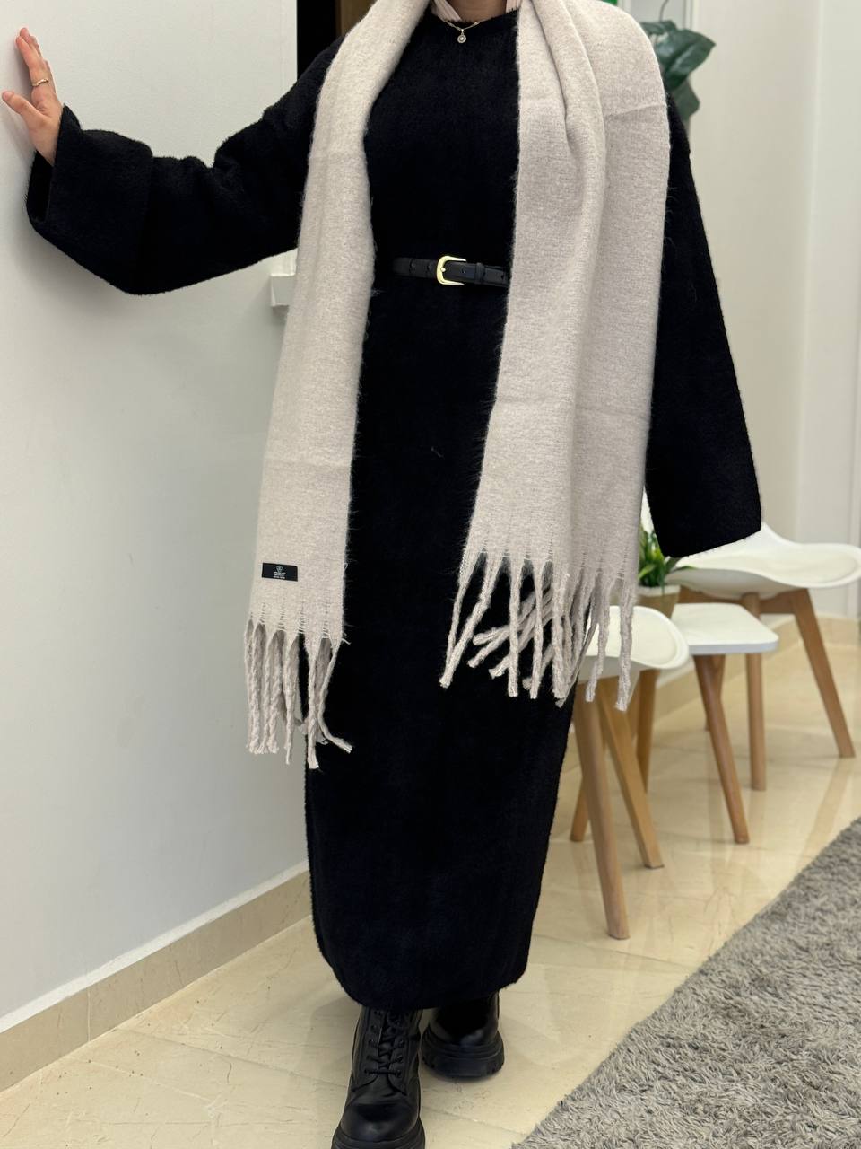 Basic Mohair Mini Dress