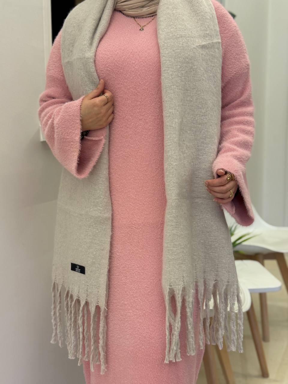 Basic Mohair Mini Dress