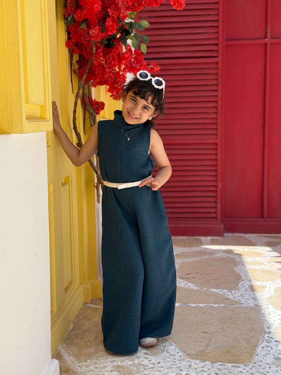 Linen Jumpsuit Girls