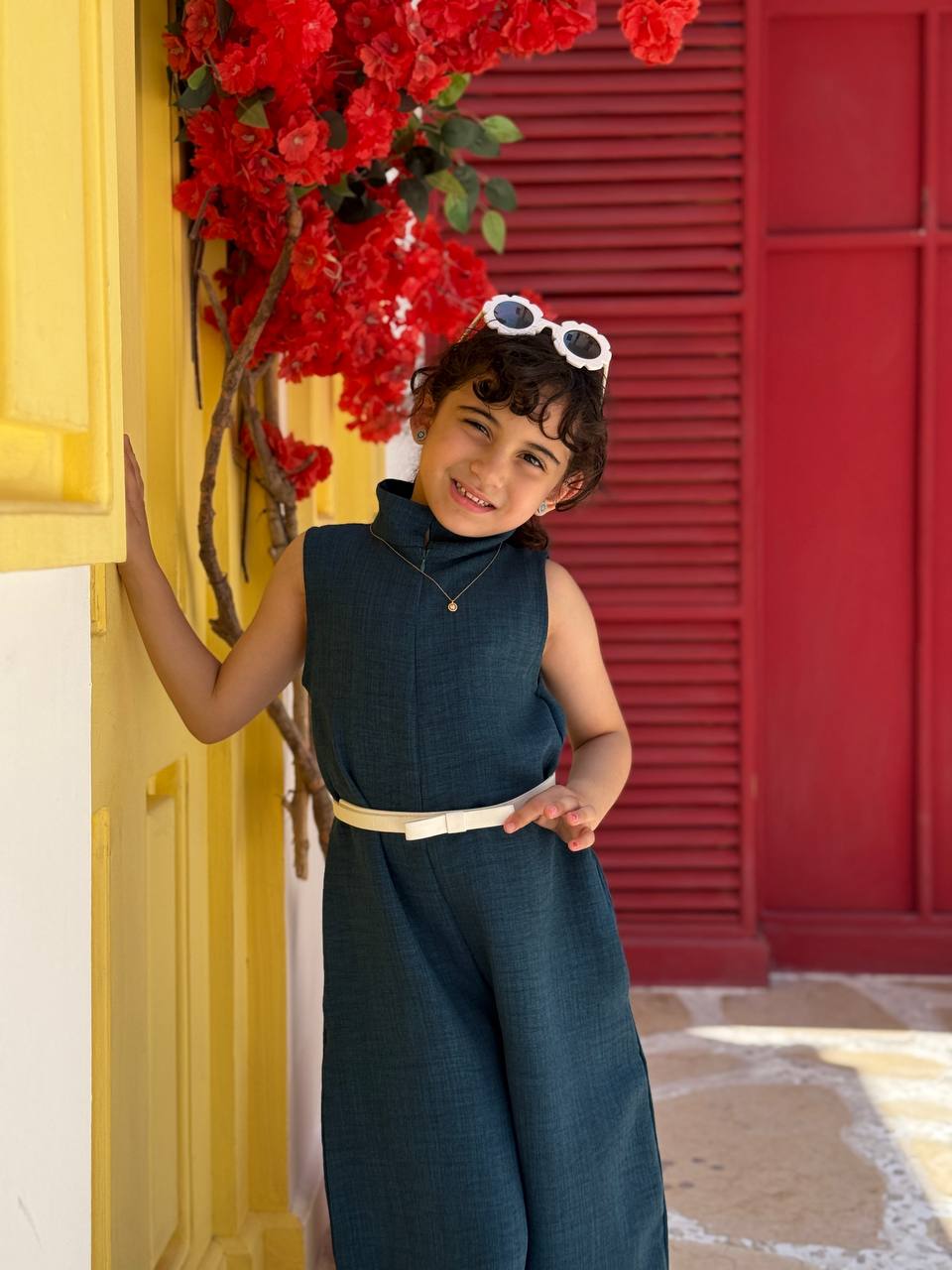 Linen Jumpsuit Girls