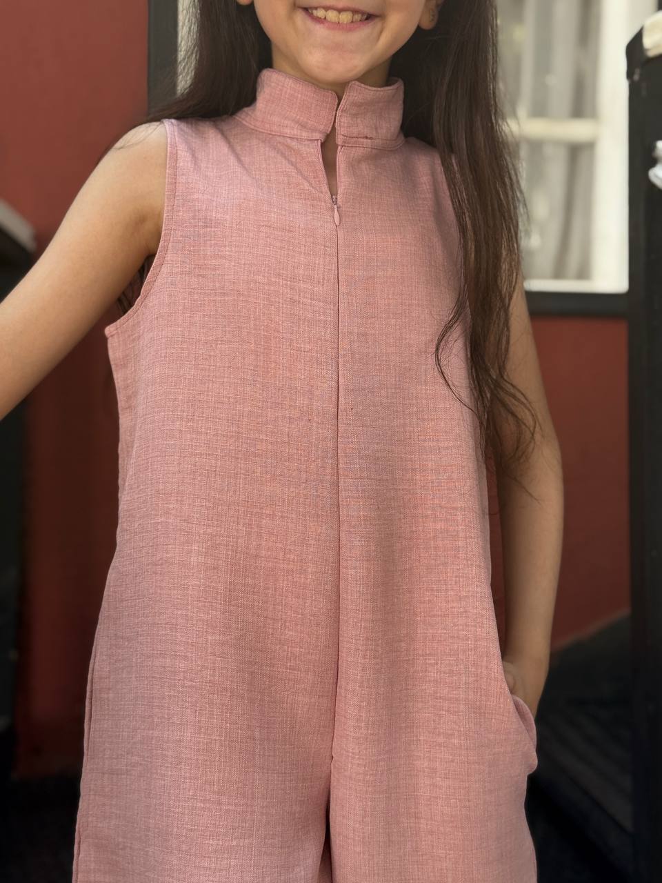 Linen Jumpsuit Girls