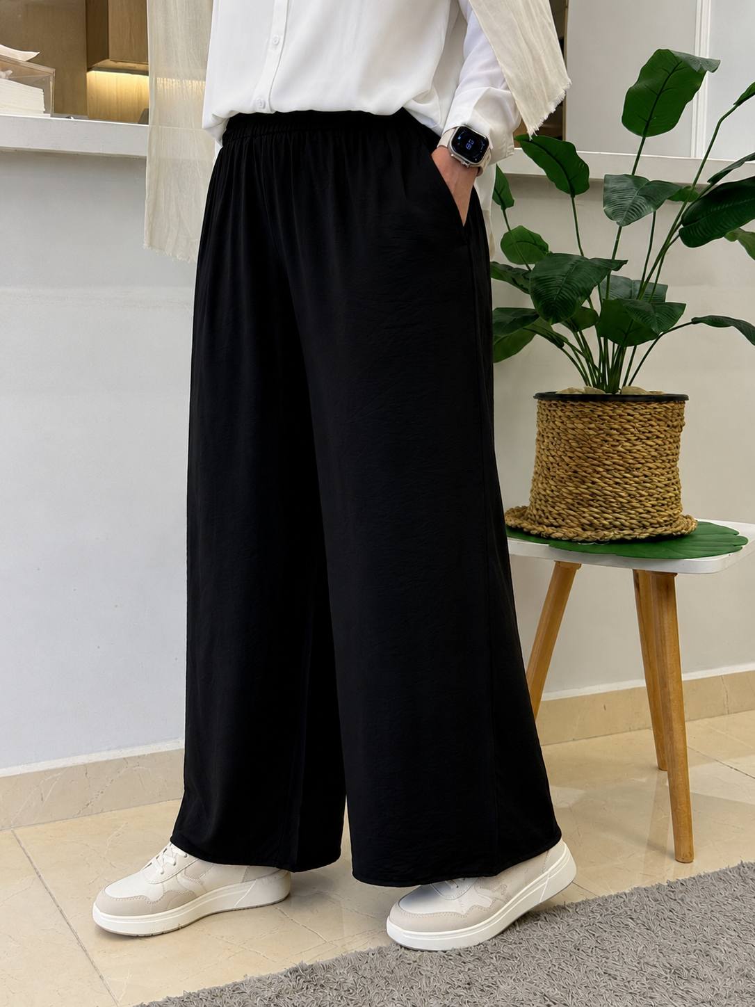 Linen Wide Leg Pants