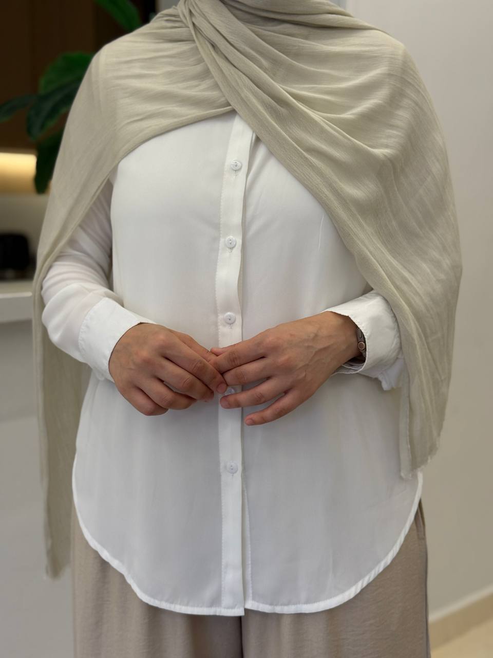 Regular Shirt Crepe