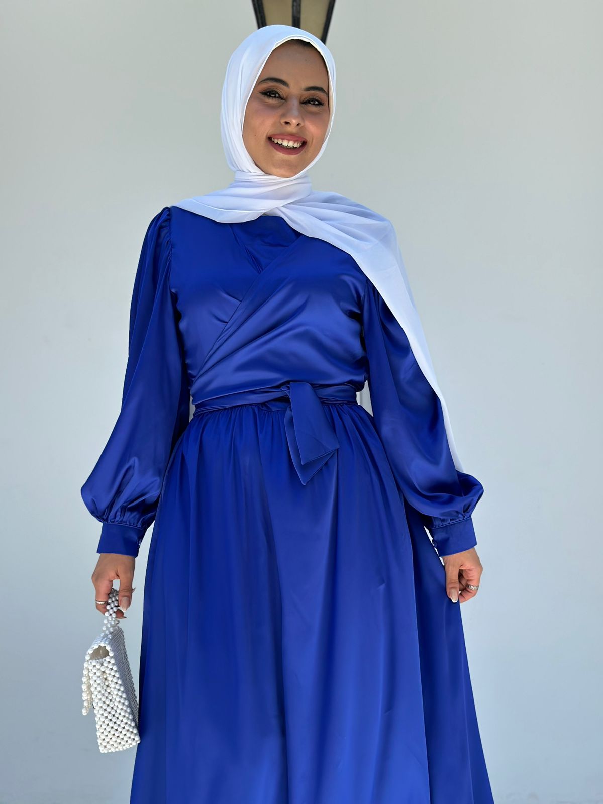 Plain Satin Dress