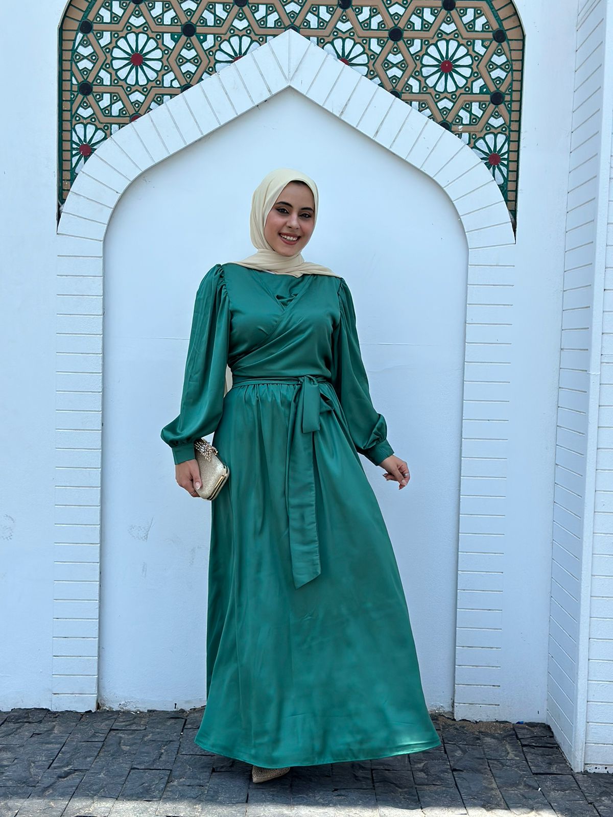Plain Satin Dress