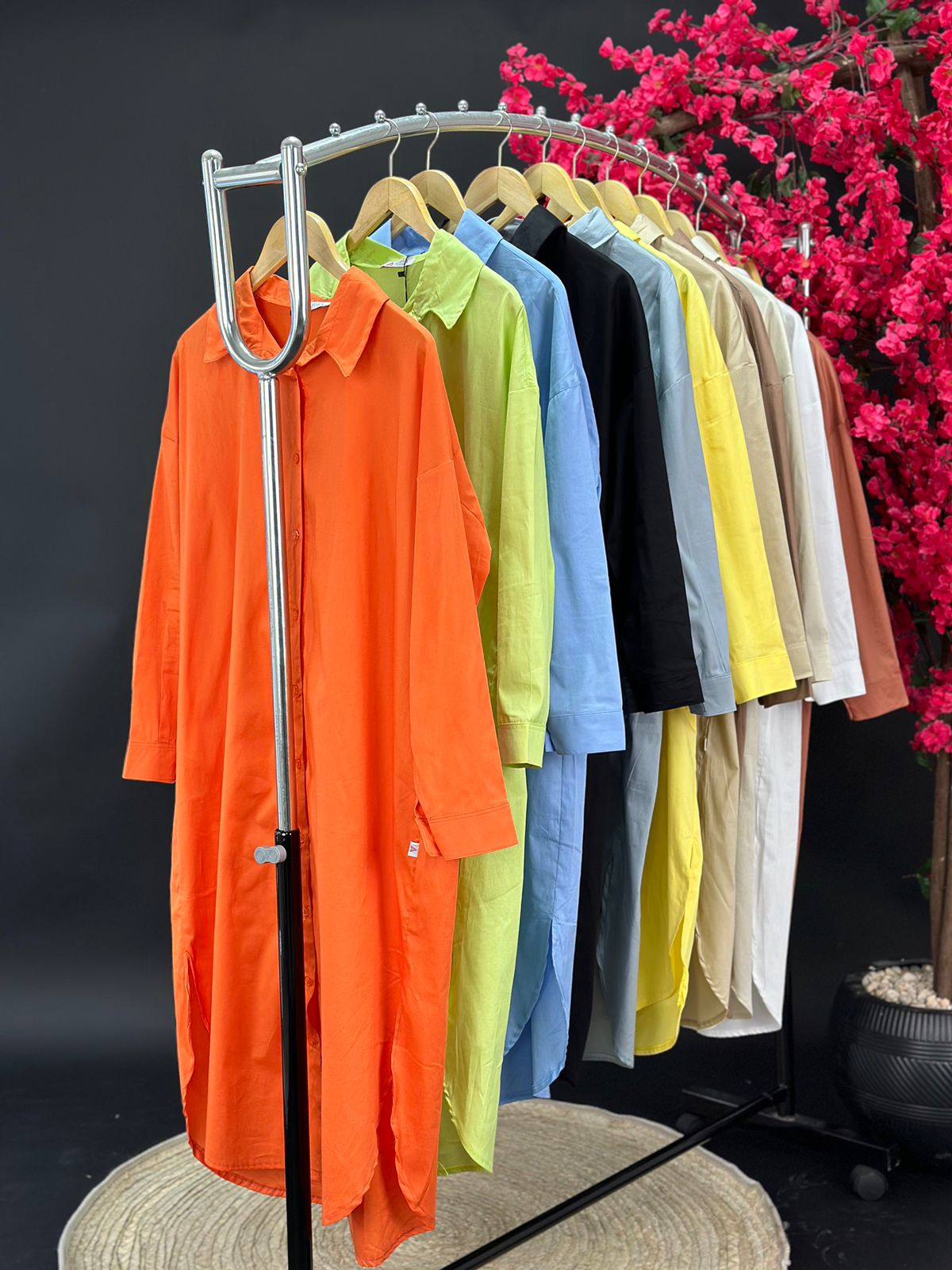 Long Poplin Shirt