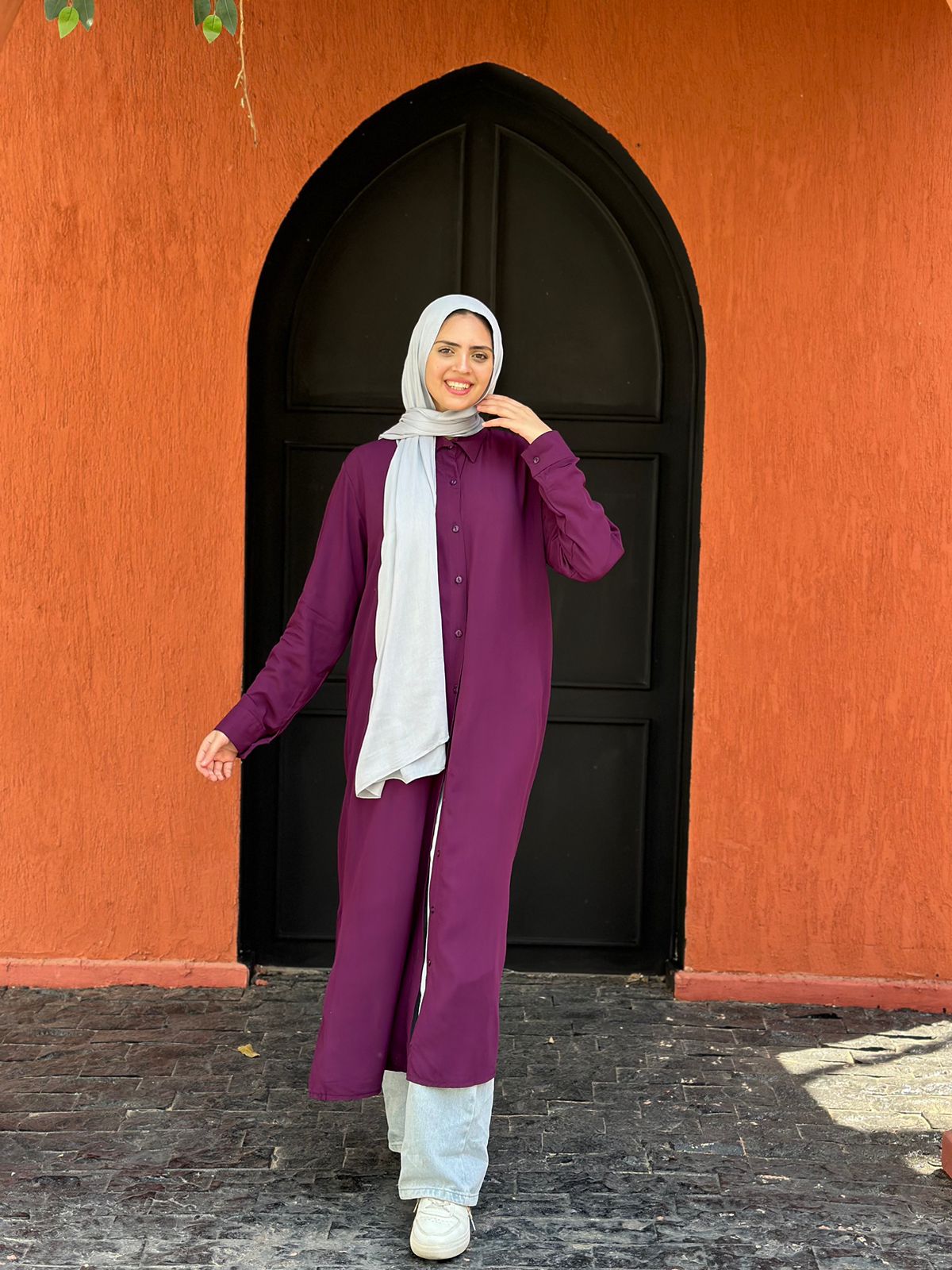 Plain long shirt