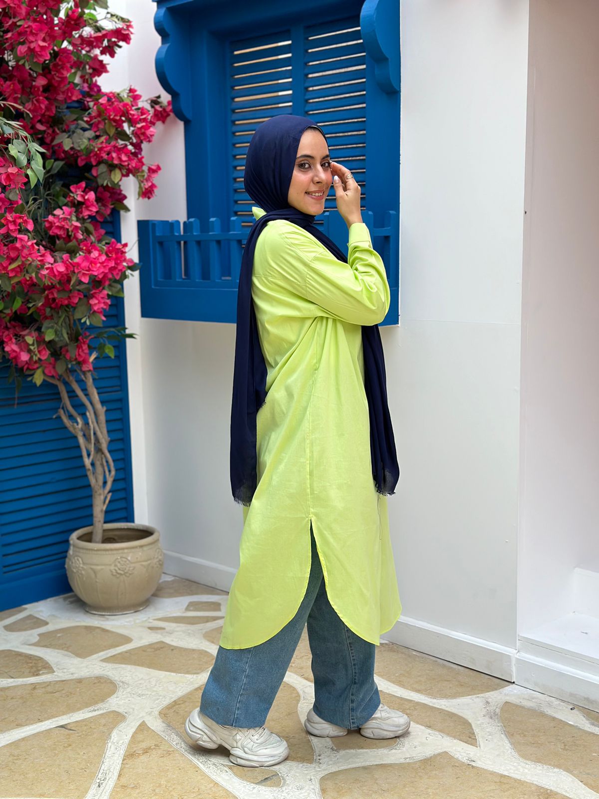 Long Poplin Shirt