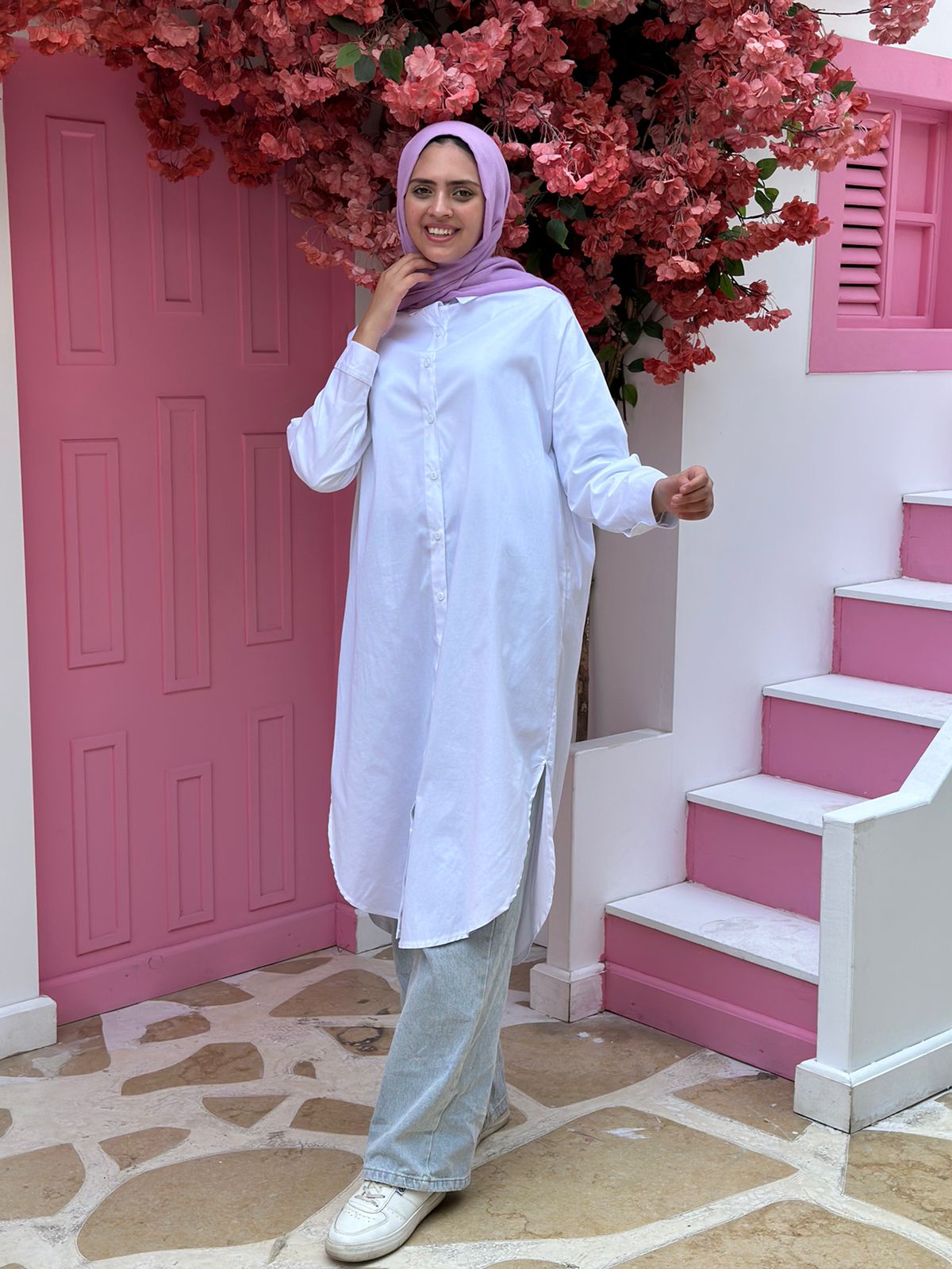 Long Poplin Shirt