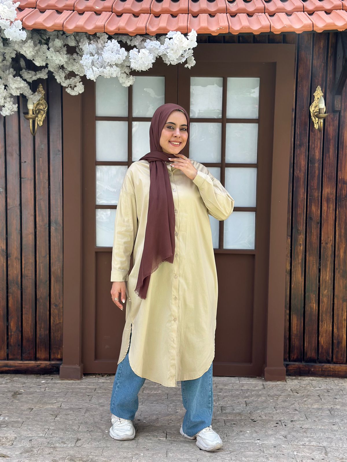 Long Poplin Shirt