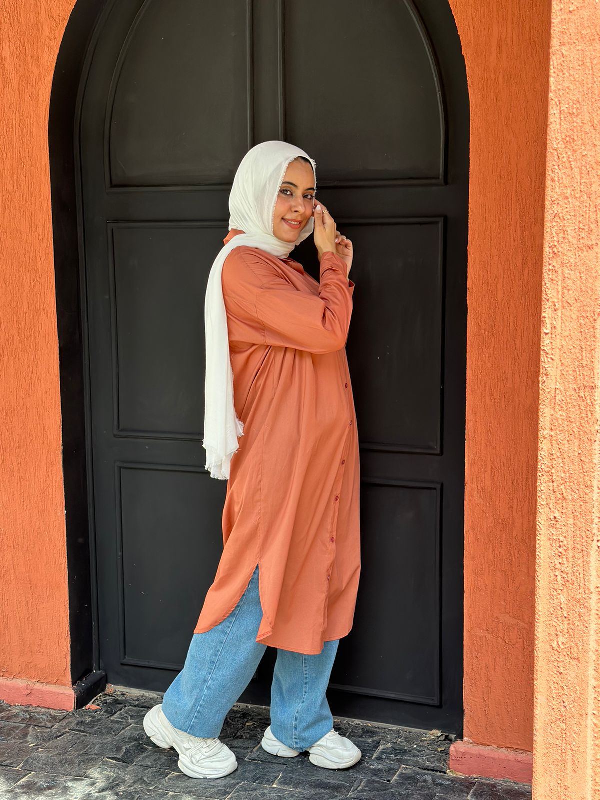 Long Poplin Shirt