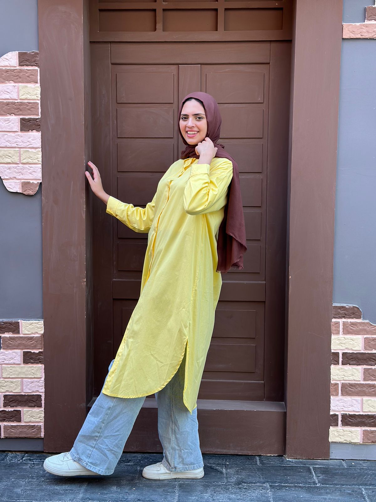Long Poplin Shirt