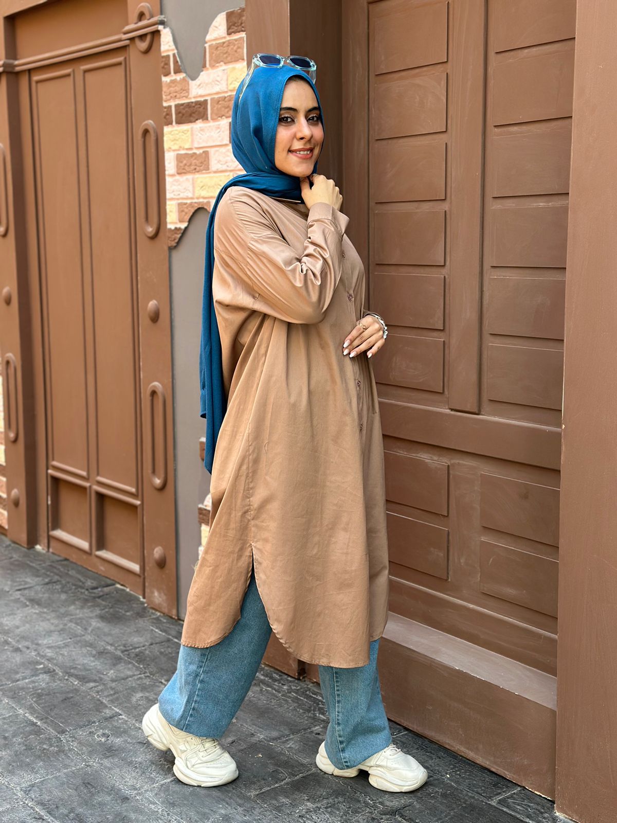 Long Poplin Shirt