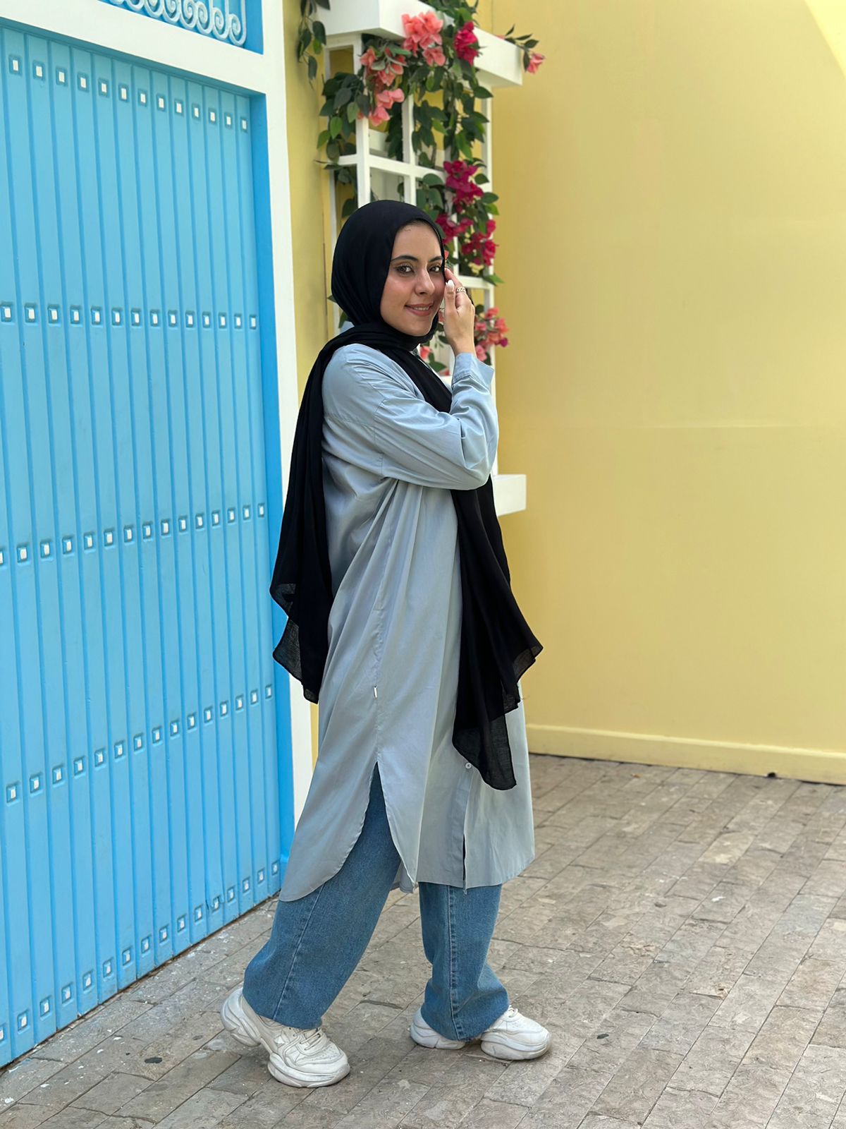 Long Poplin Shirt