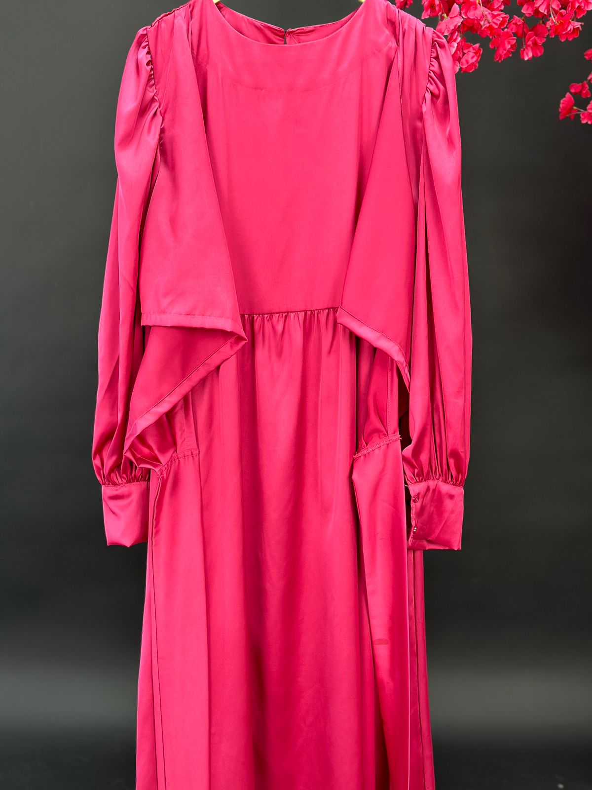 Plain Satin Dress
