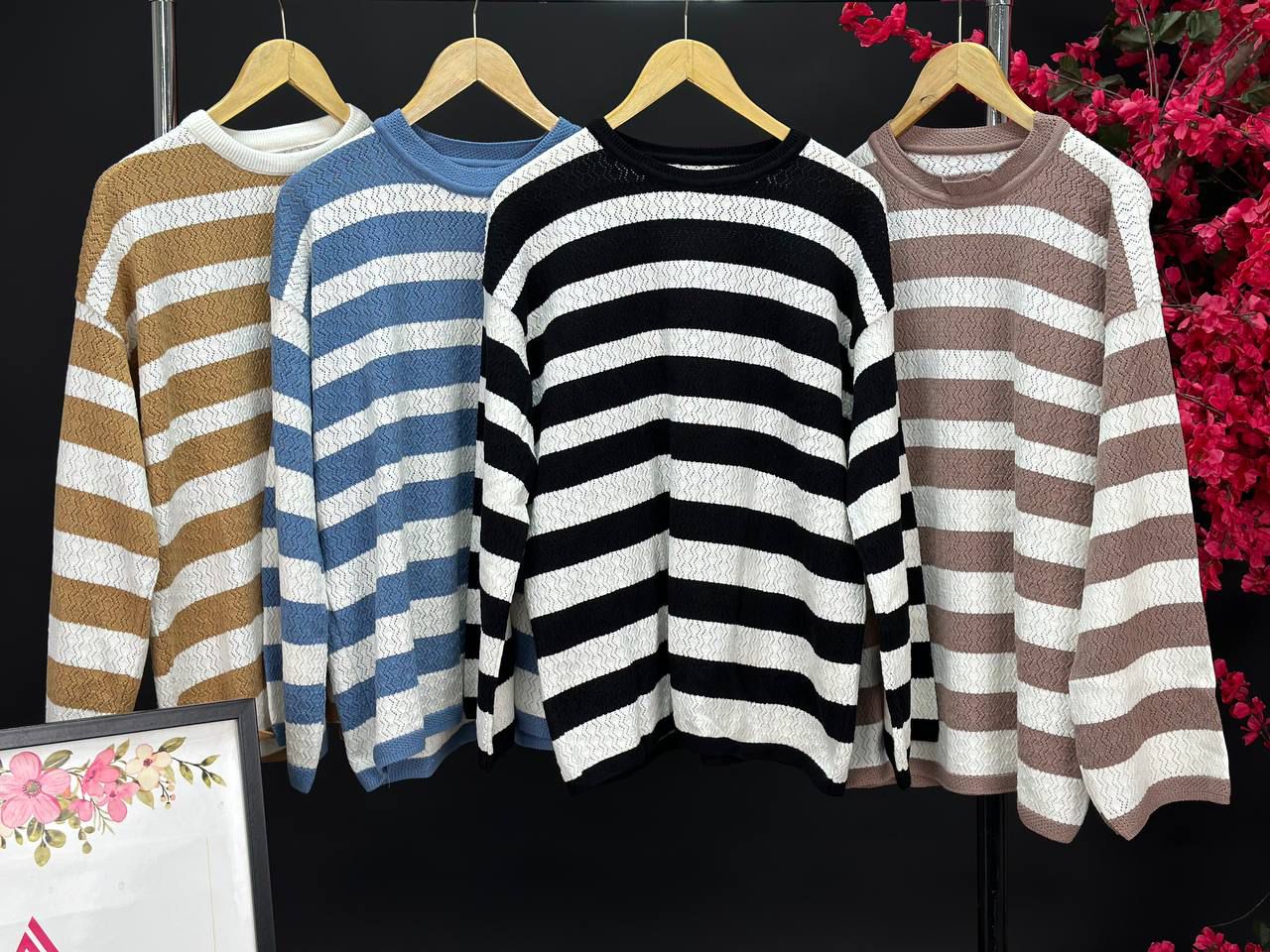 Wide Stripped Pullover