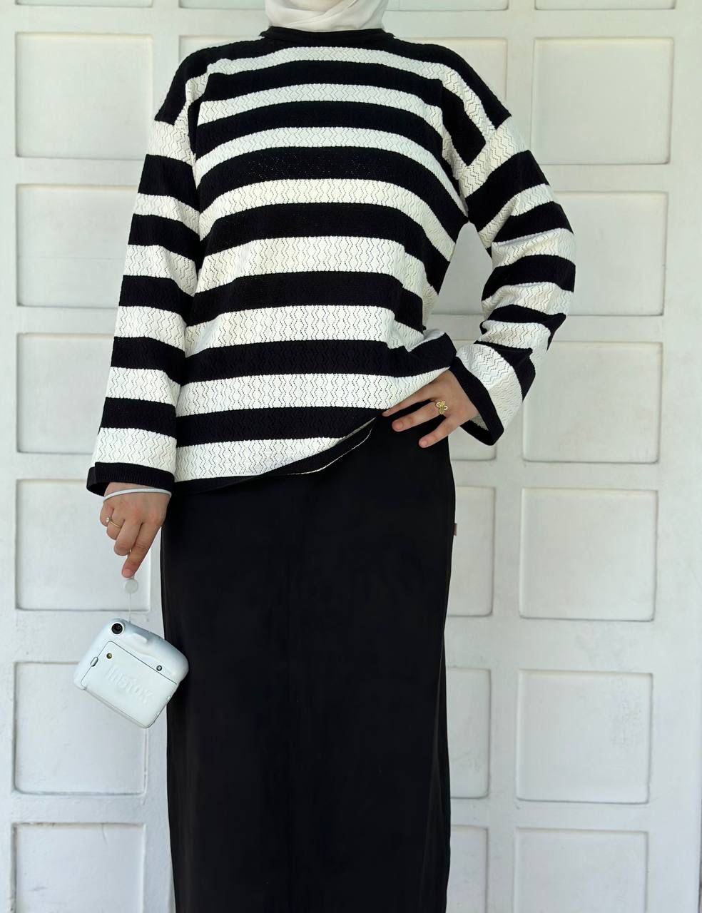 Wide Stripped Pullover