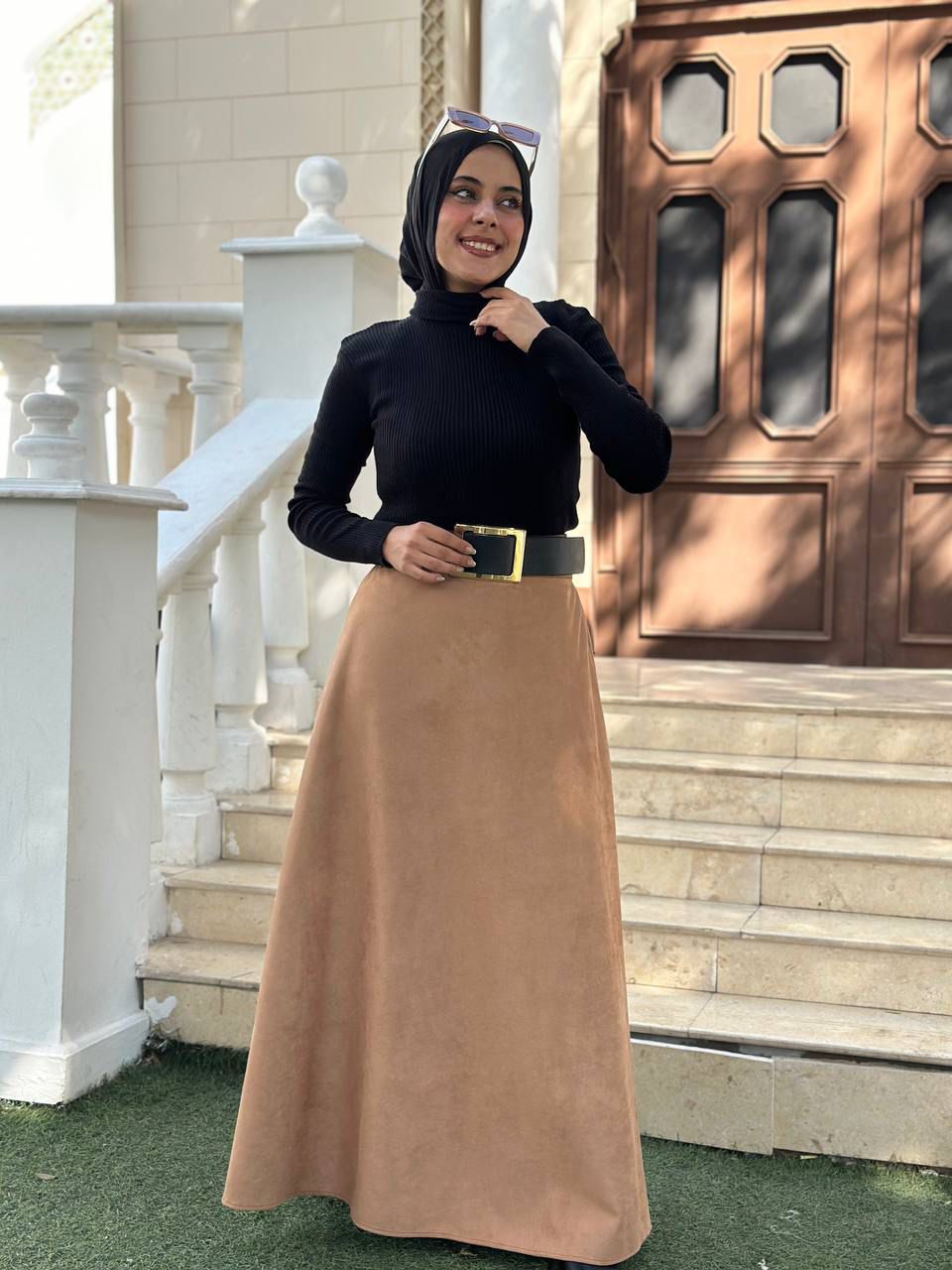 Suedi A-Line Skirt