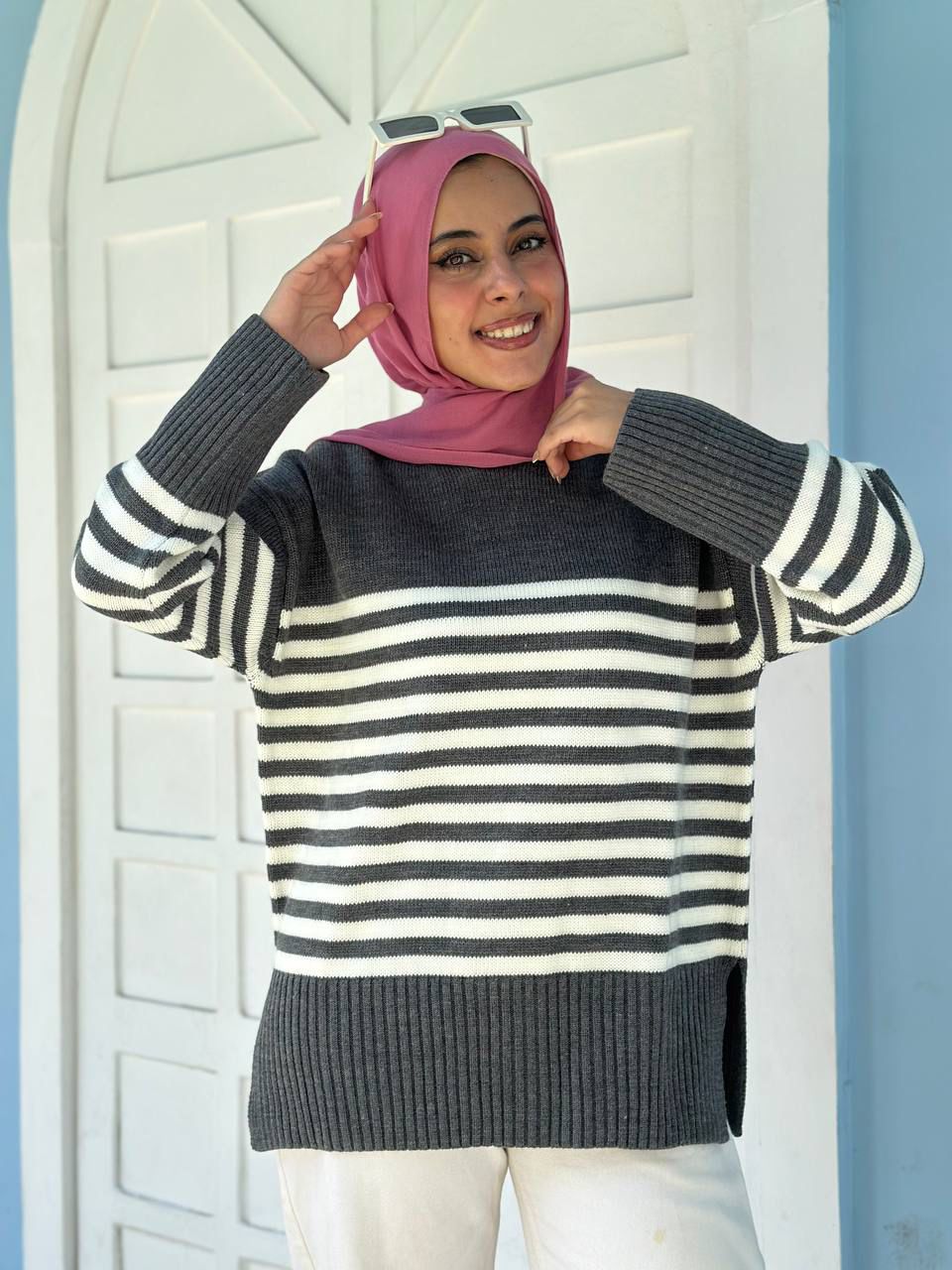 Stripped Pullover (Oversize)