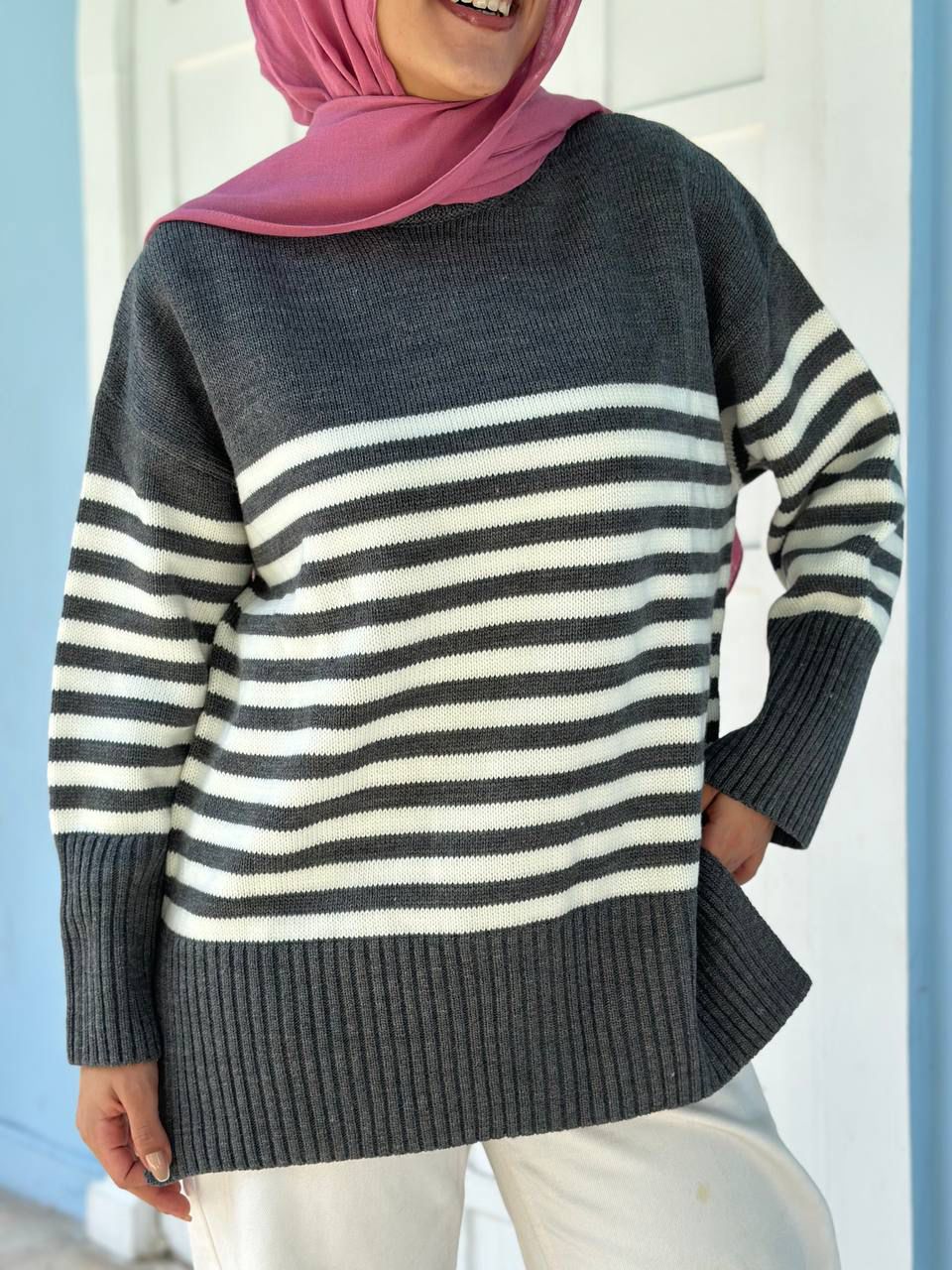 Stripped Pullover (Oversize)