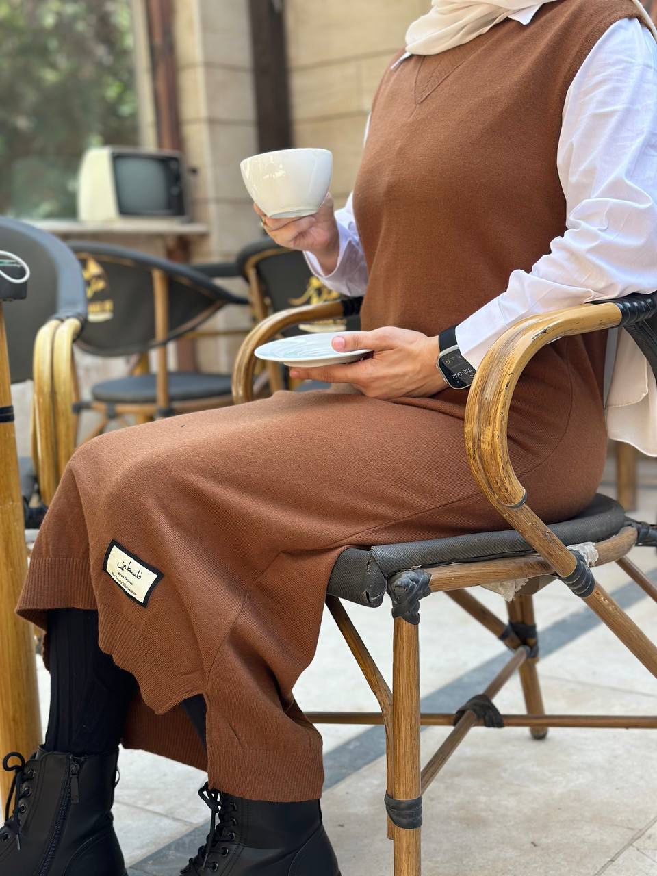 Wool Cut Dress