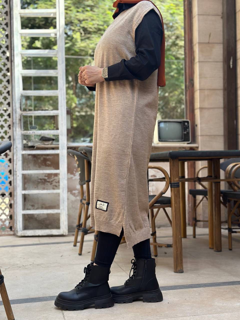 Wool Cut Dress