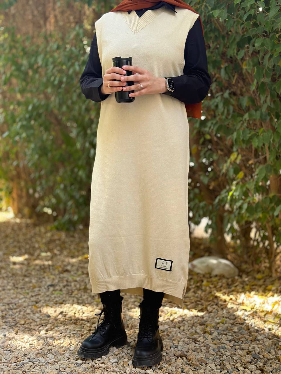 Wool Cut Dress