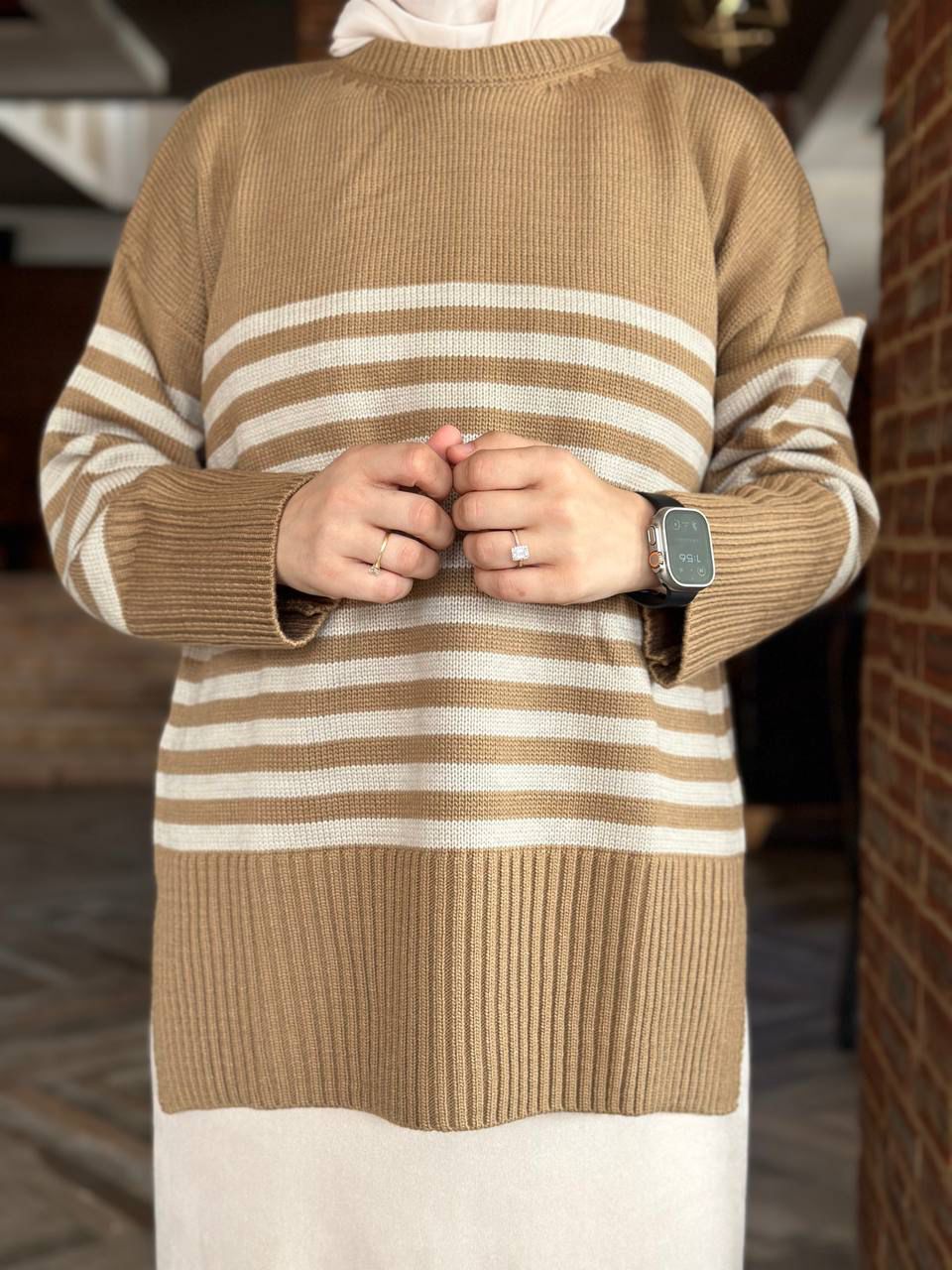 Stripped Pullover (Oversize)
