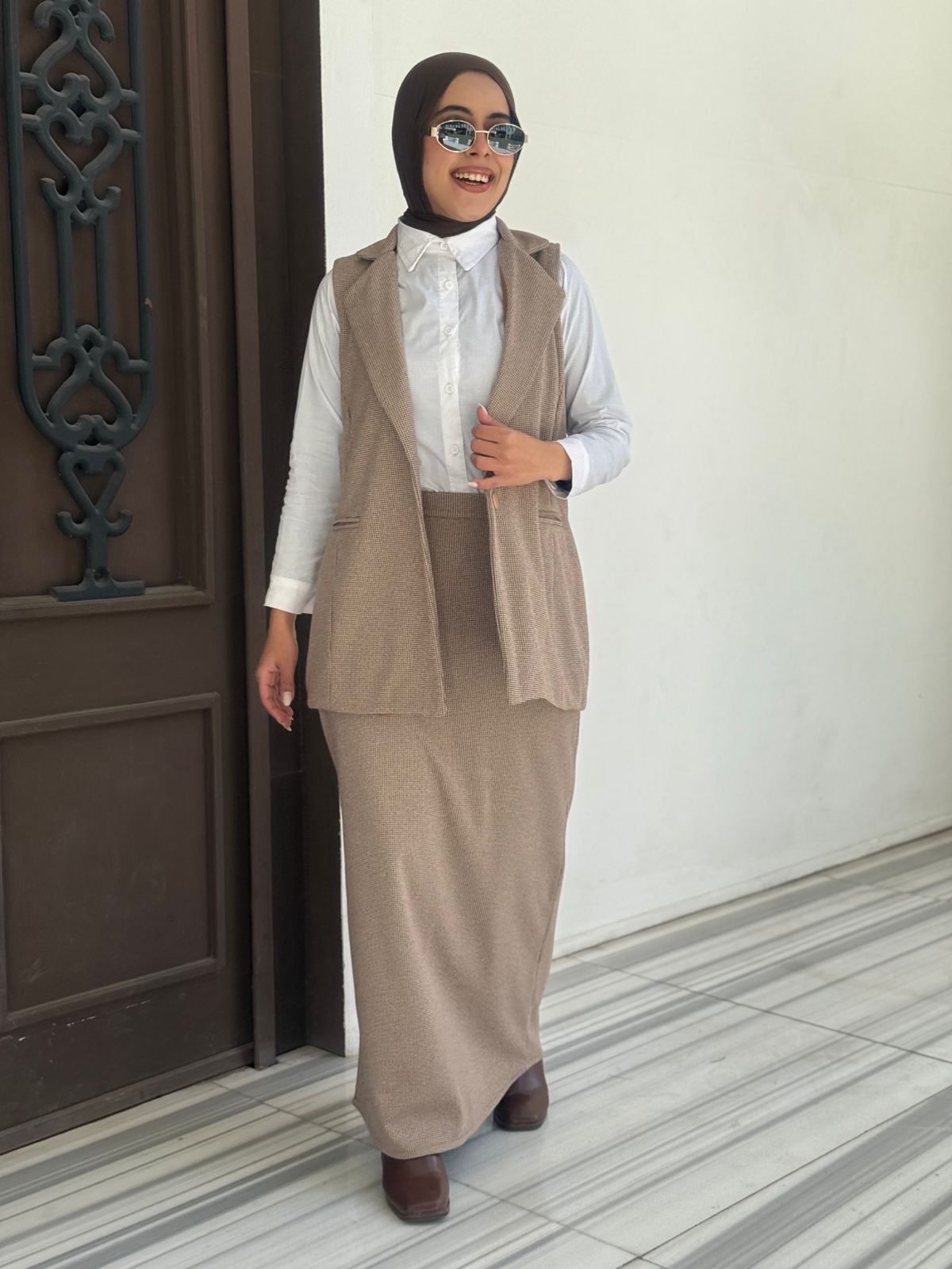Tweed Skirt