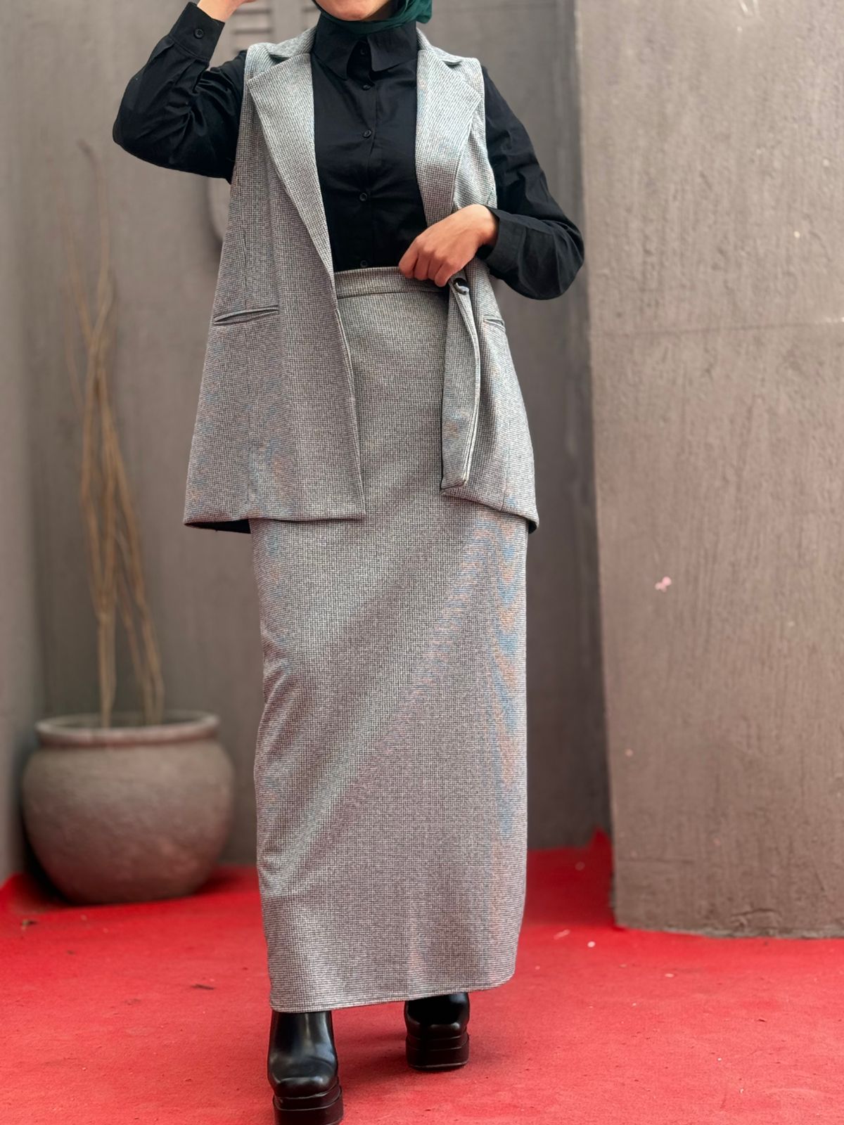 Tweed Skirt