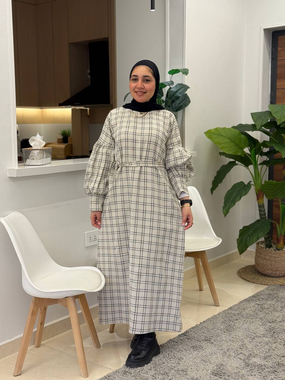 Channel Tweed Dress