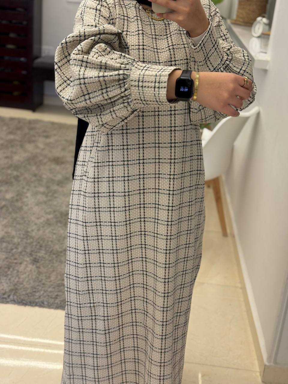 Channel Tweed Dress