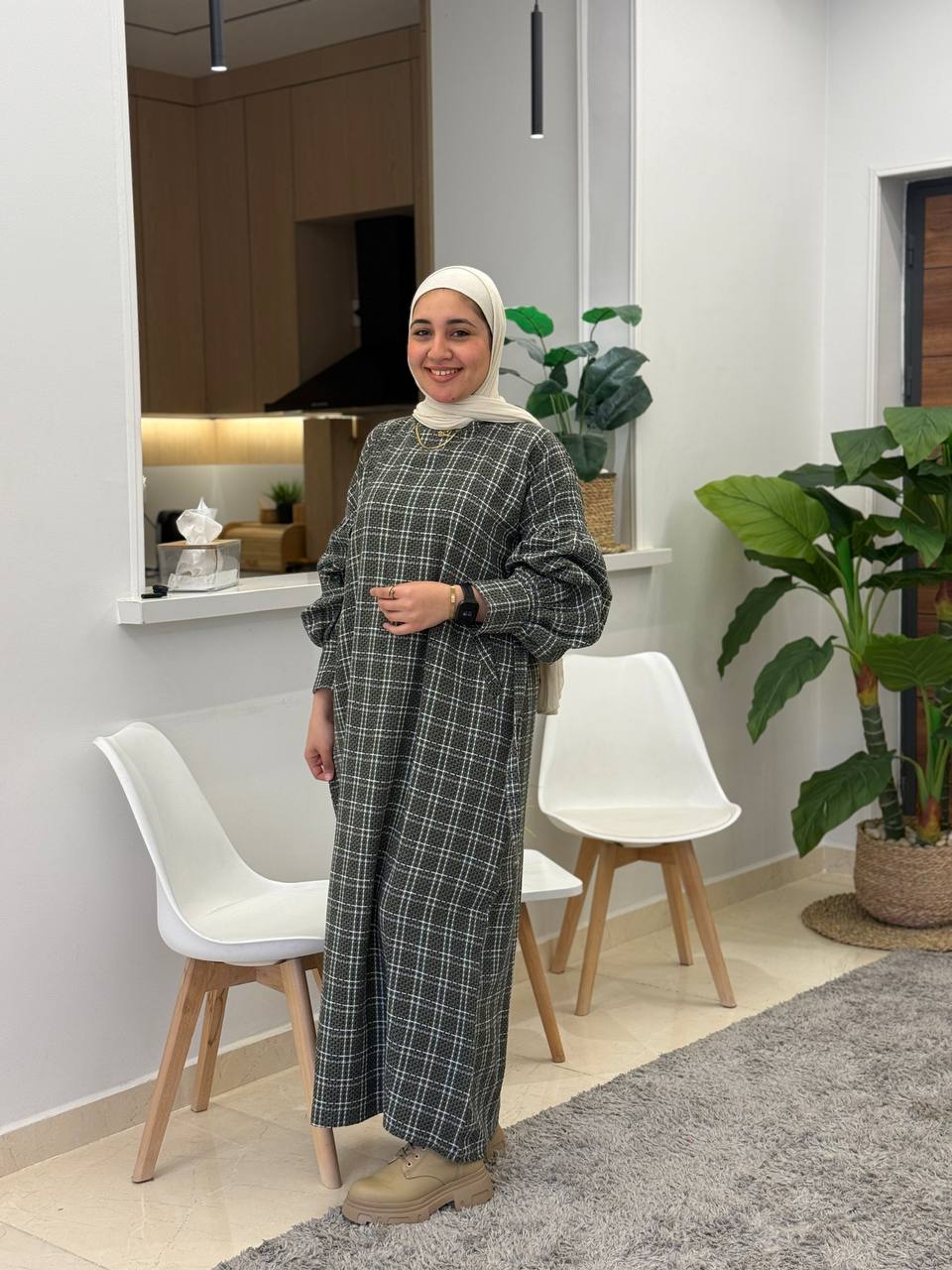 Channel Tweed Dress