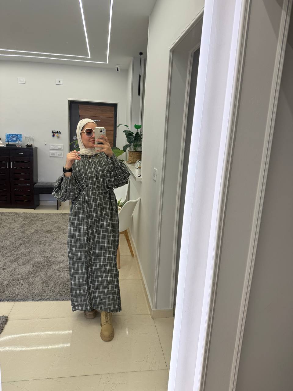 Channel Tweed Dress